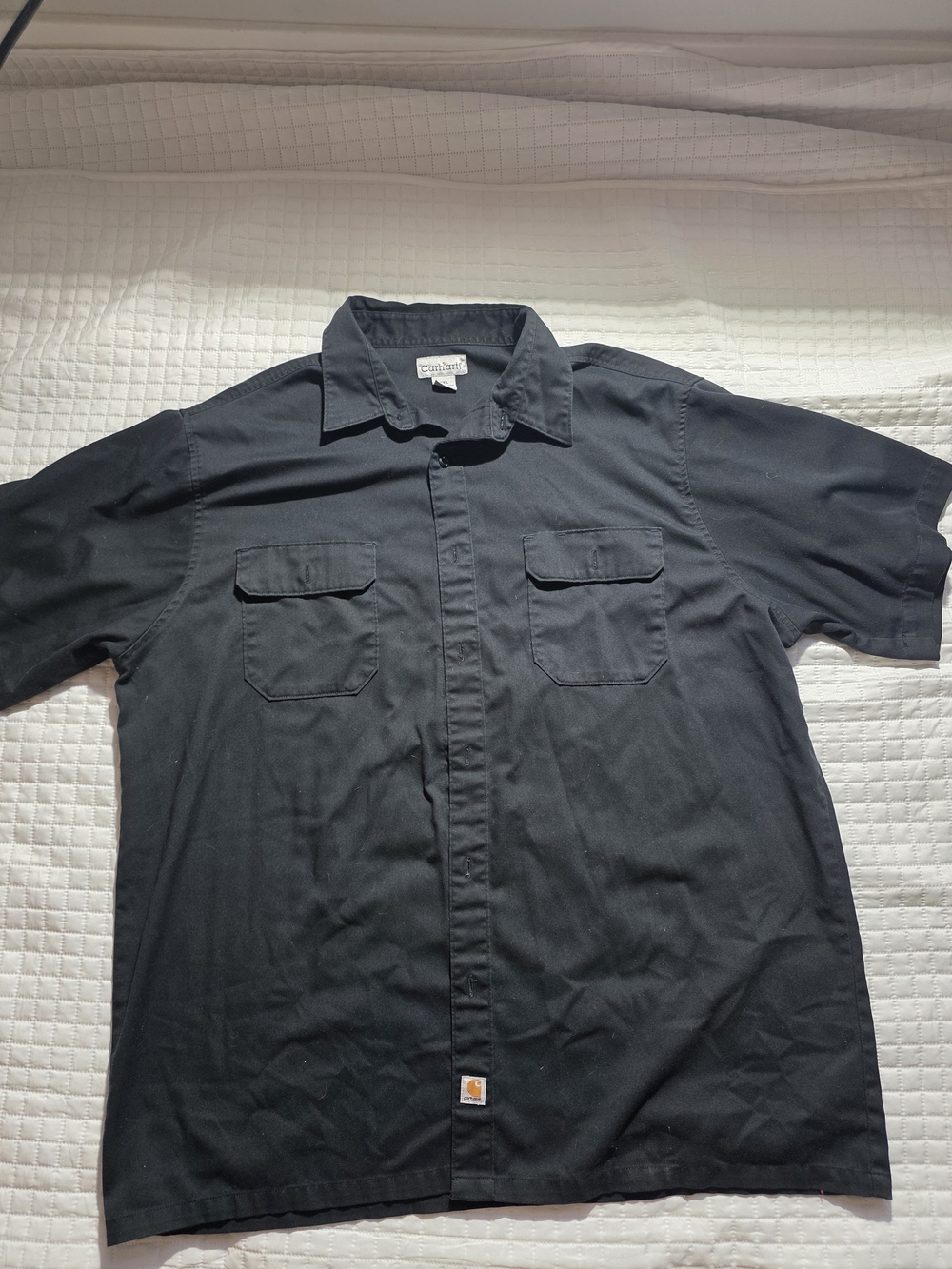 Carhartt Short-Sleeve Work Shirt - Black